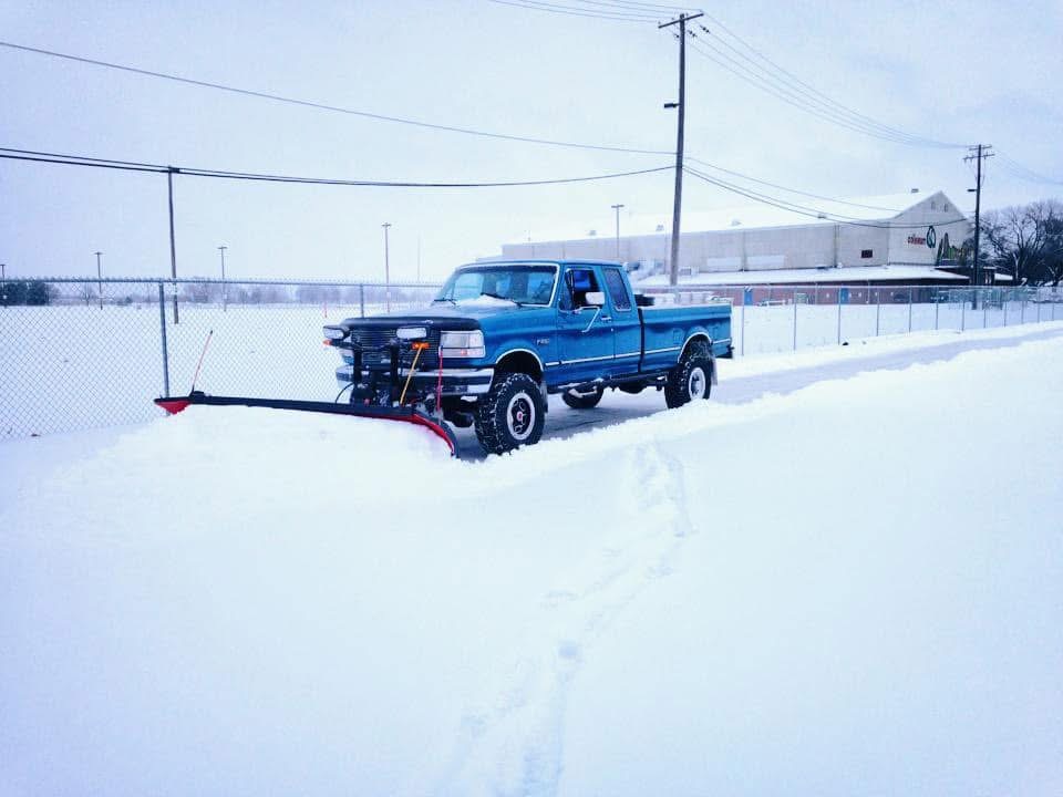 Barnett Construction snow clearing